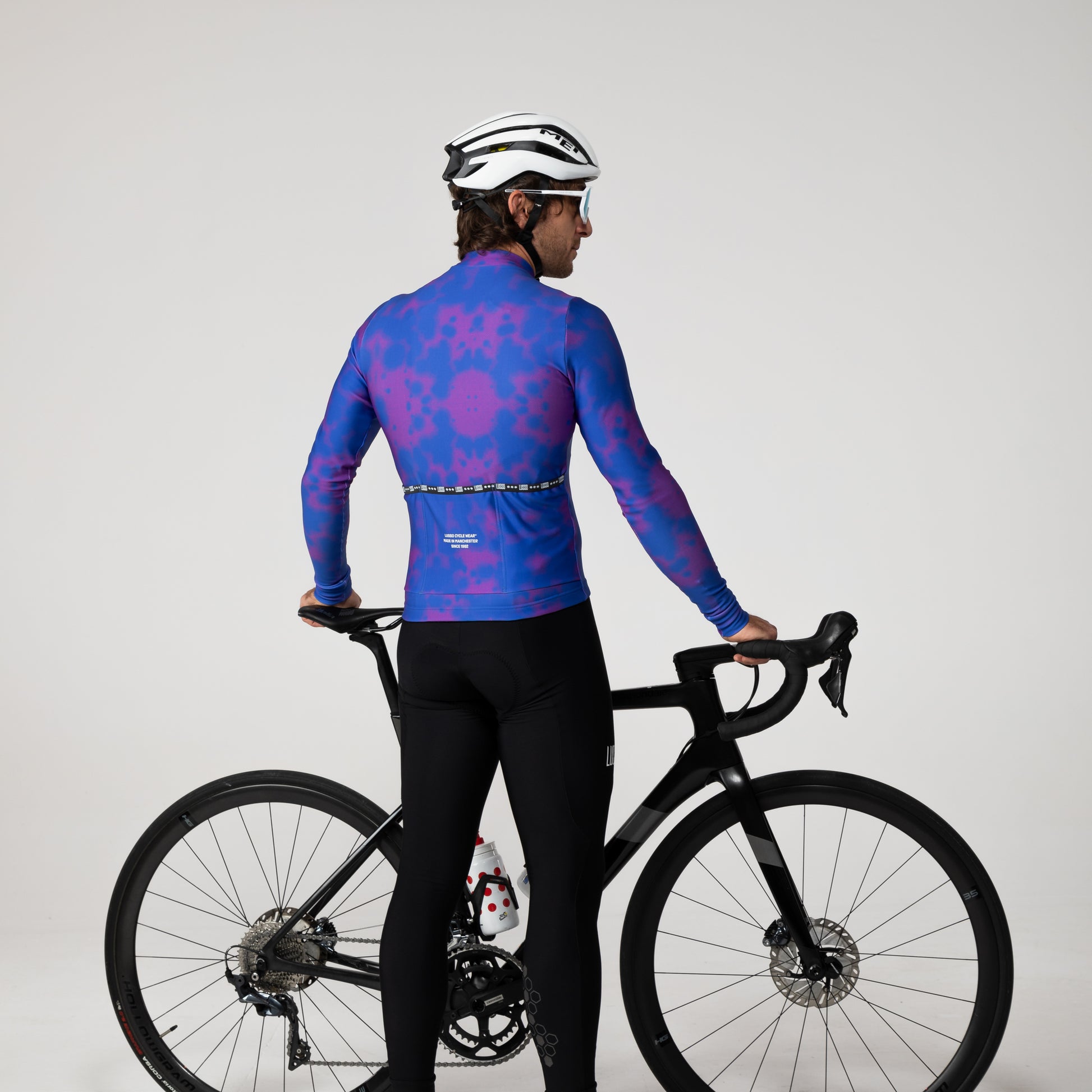 Perform Long Sleeve Thermal Jersey - Nebula - Lusso Cycle Wear