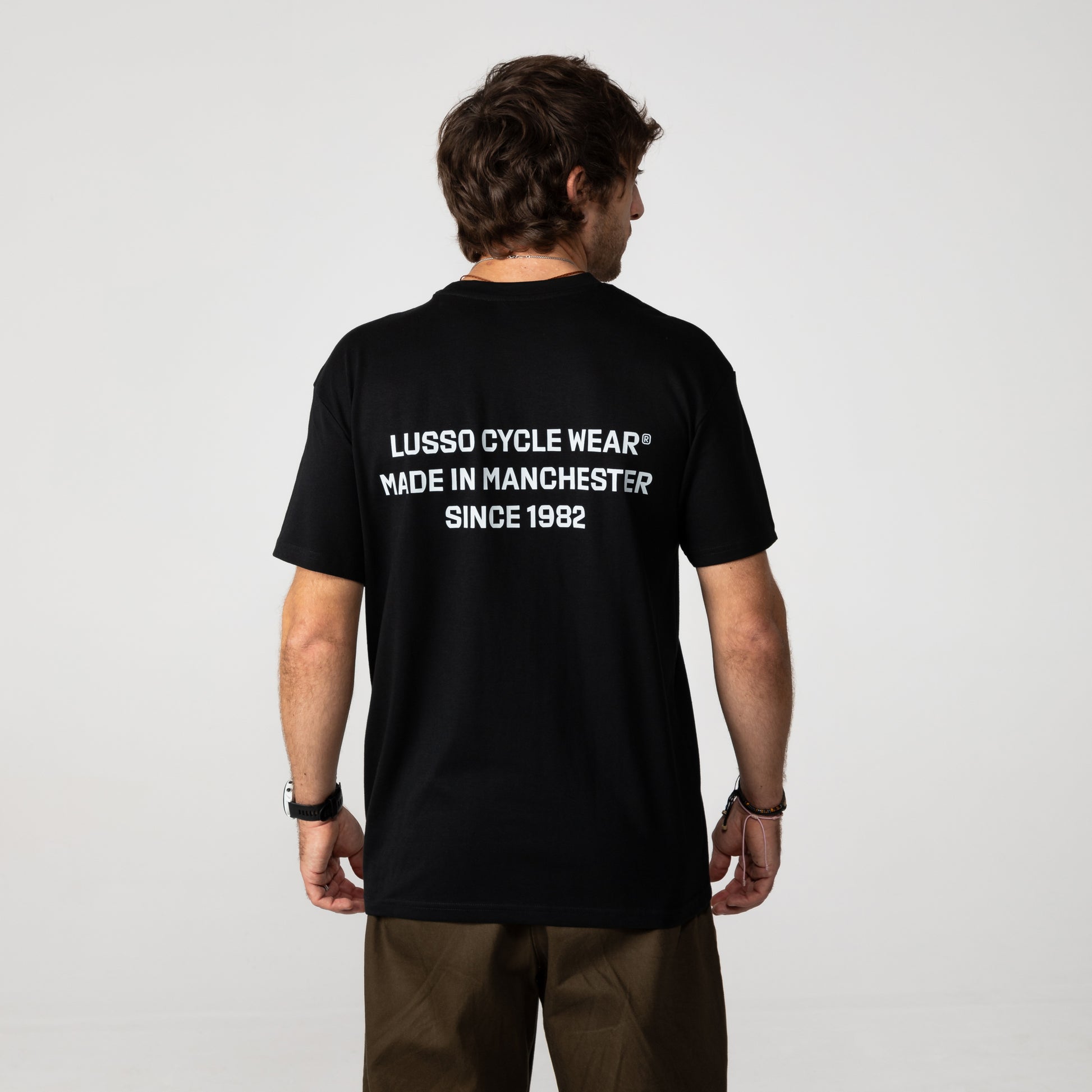 Lusso Cycle Wear T Shirt - Black - Lusso Cycle Wear