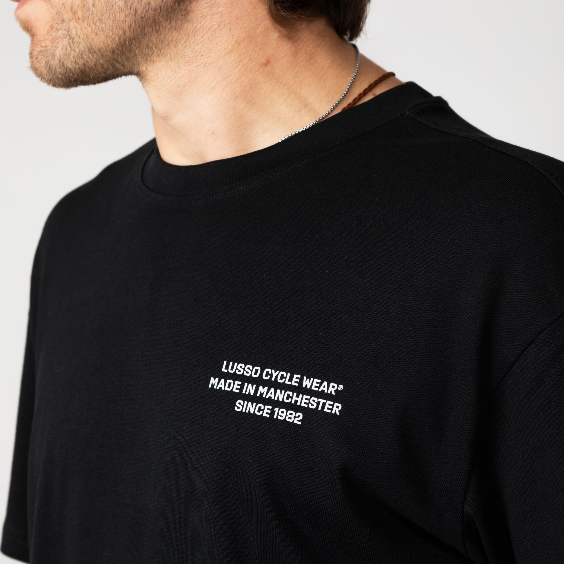 Lusso Cycle Wear T Shirt - Black - Lusso Cycle Wear