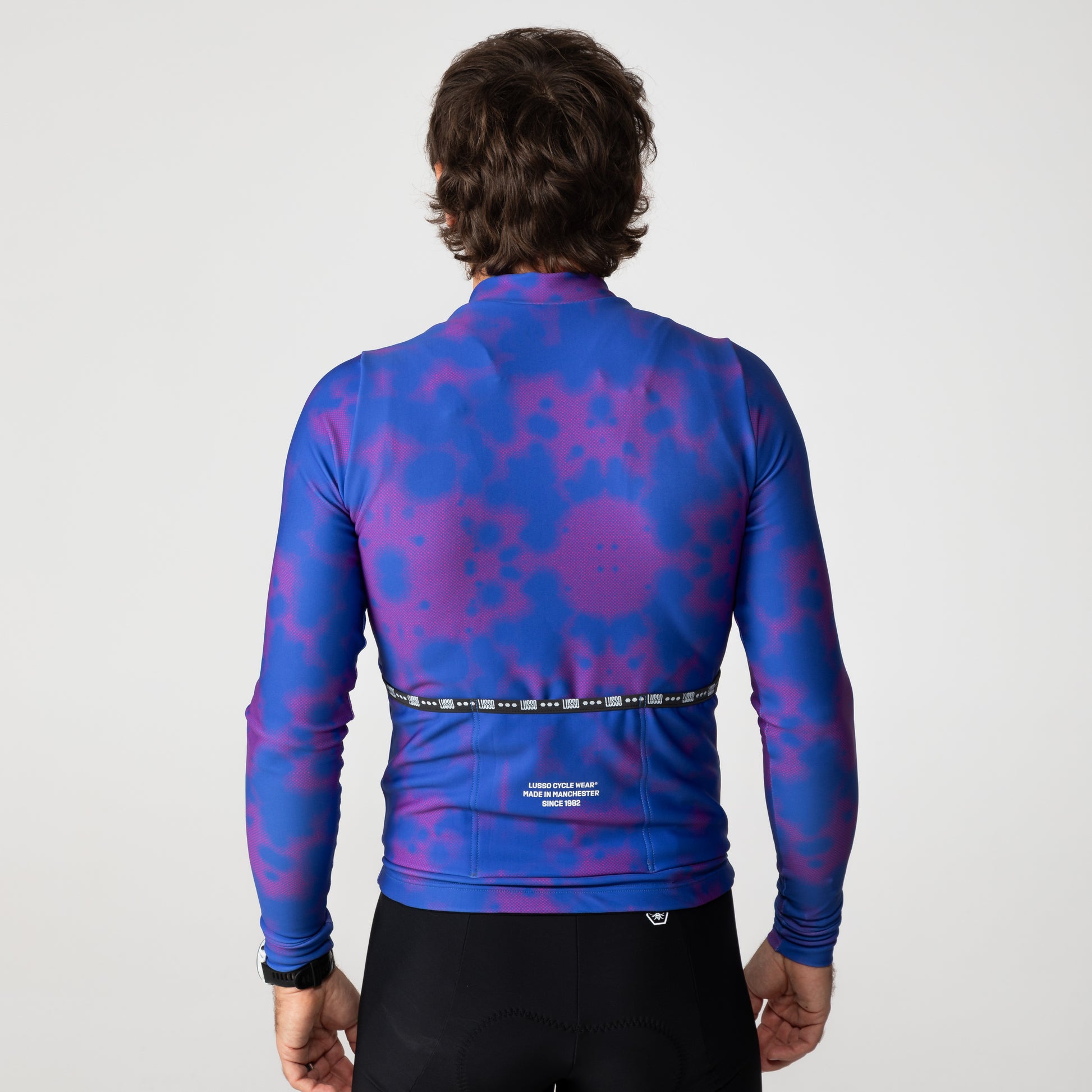 Perform Long Sleeve Thermal Jersey - Nebula - Lusso Cycle Wear