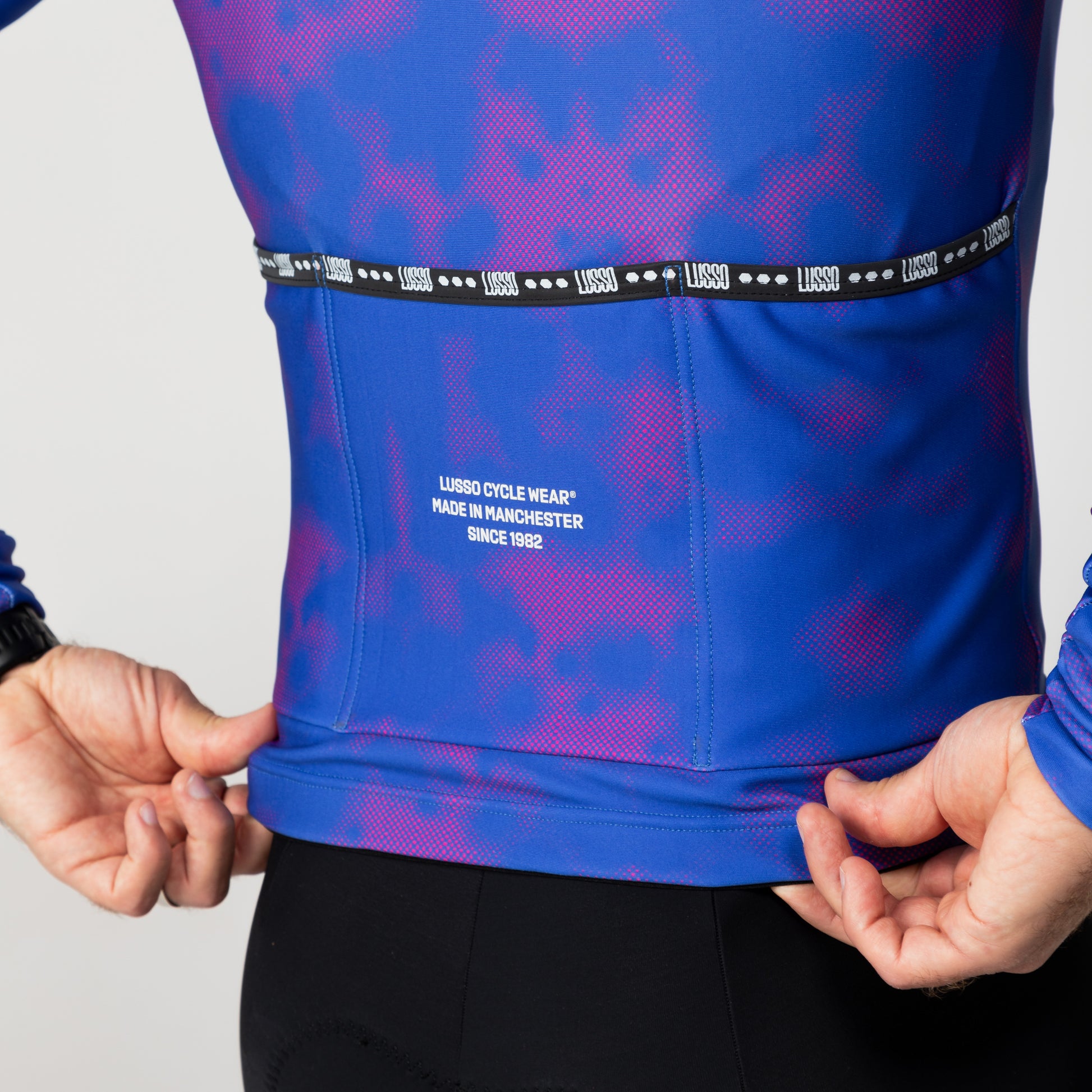 Perform Long Sleeve Thermal Jersey - Nebula - Lusso Cycle Wear