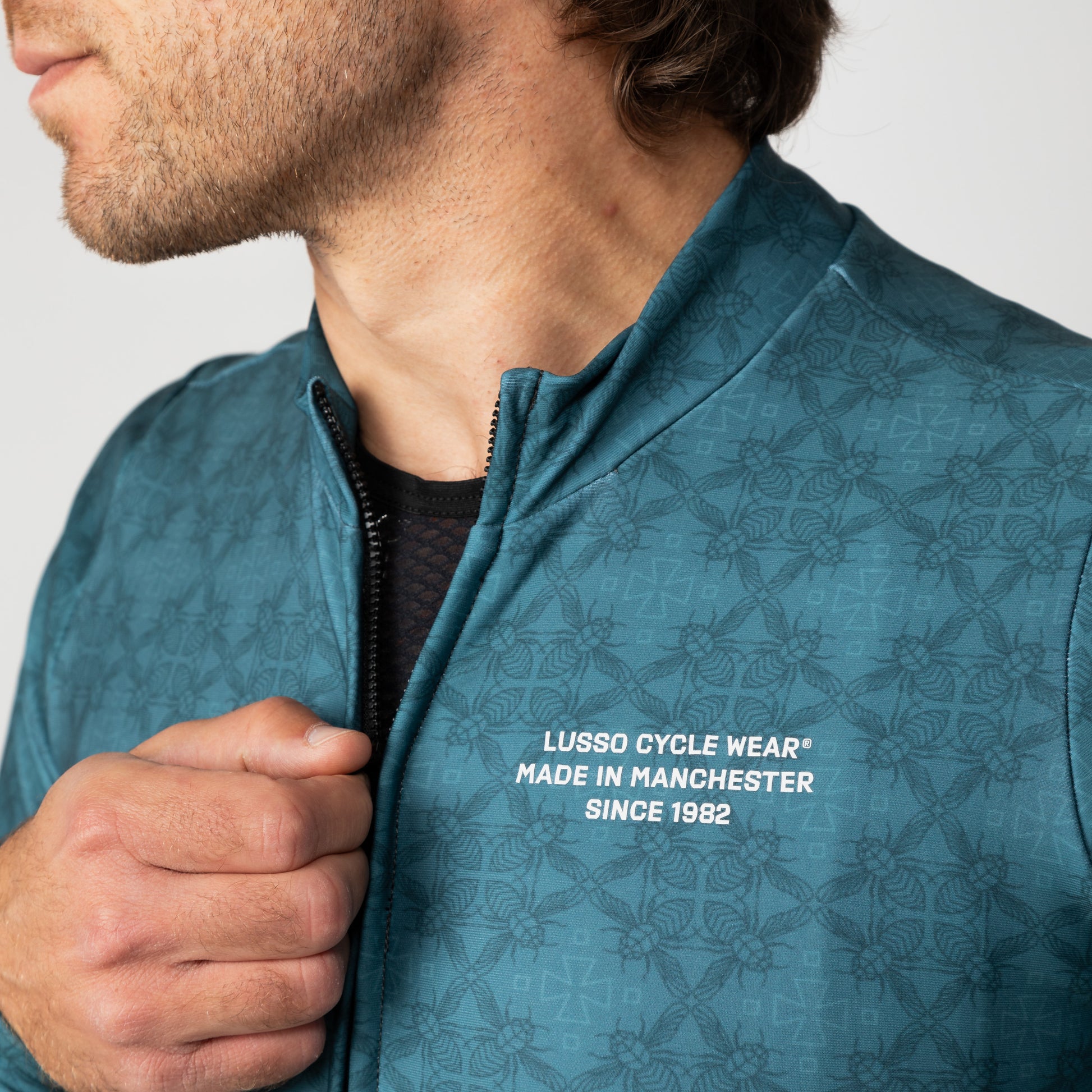 Perform Long Sleeve Thermal Jersey - Swarm - Lusso Cycle Wear