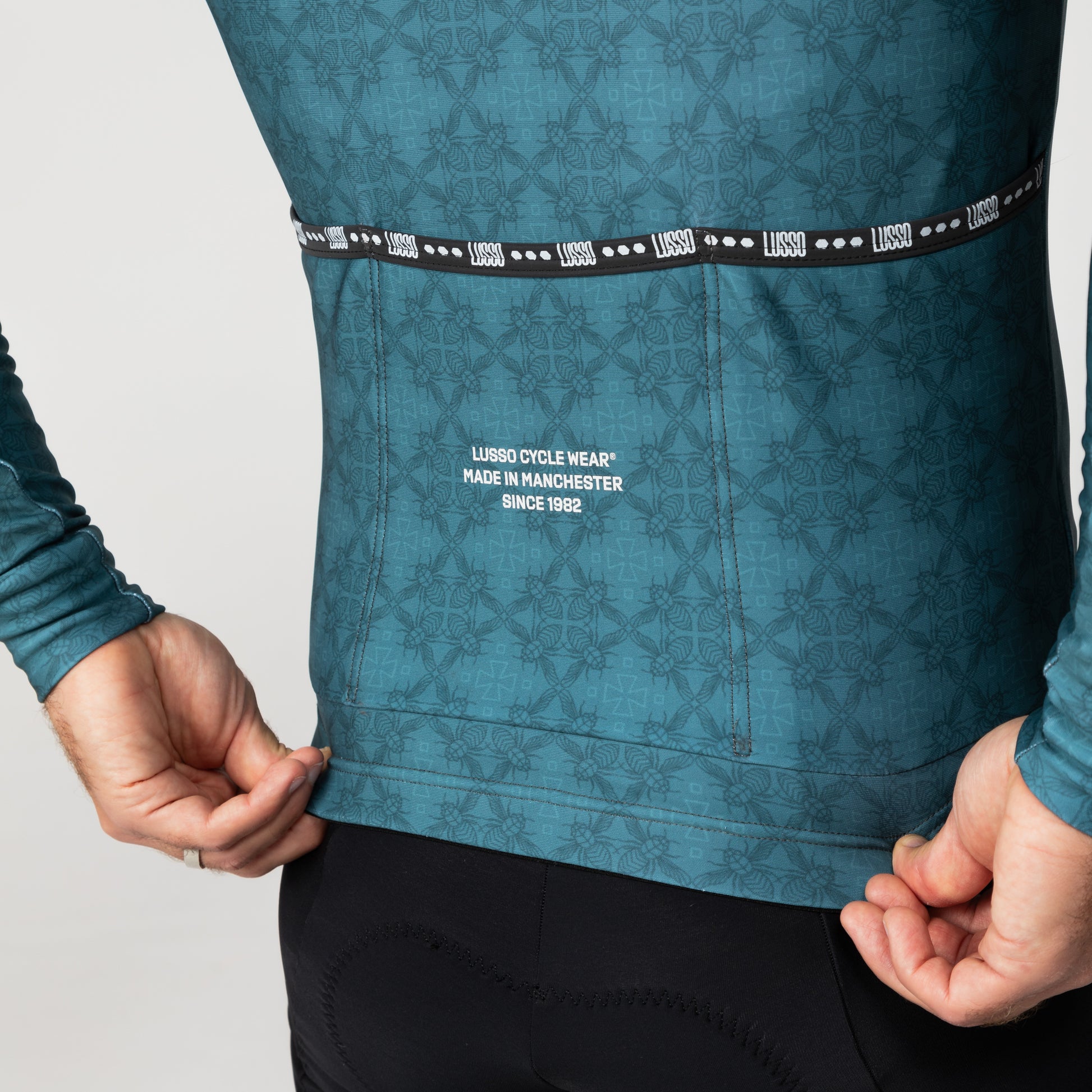 Perform Long Sleeve Thermal Jersey - Swarm - Lusso Cycle Wear