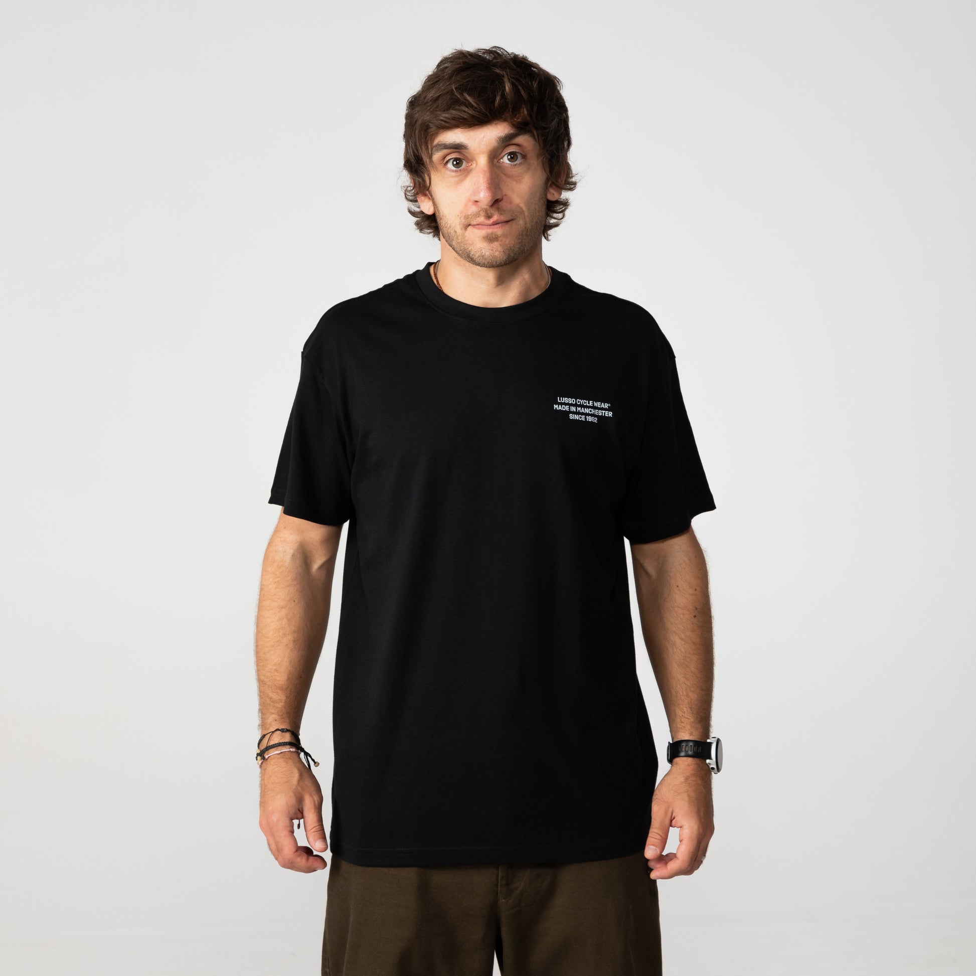 Lusso Cycle Wear T Shirt - Black - Lusso Cycle Wear