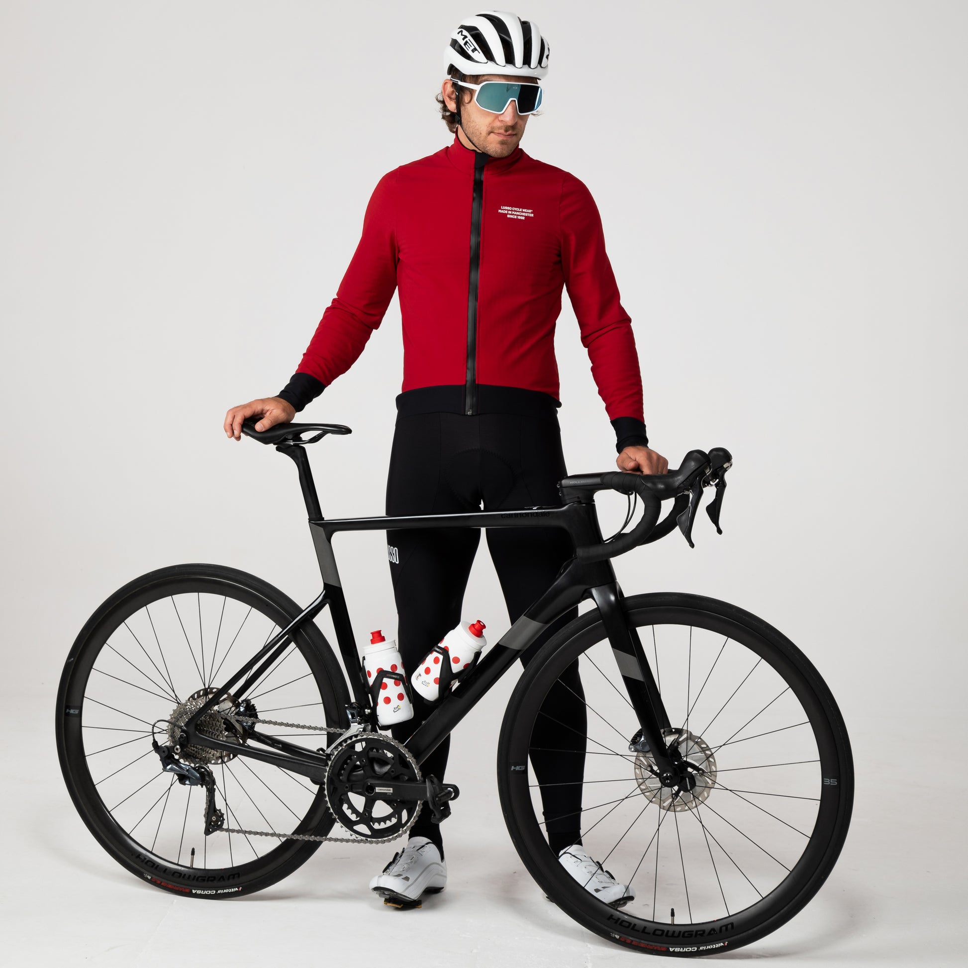 Paragon Deep Winter Jacket 2.0 - Crimson - Lusso Cycle Wear