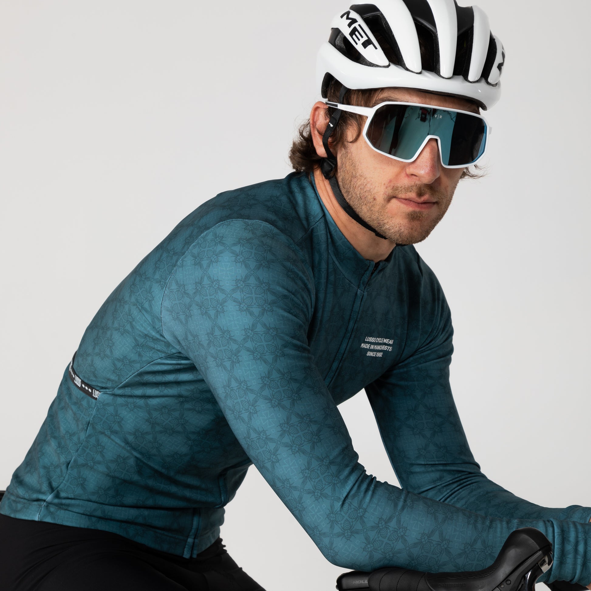 Perform Long Sleeve Thermal Jersey - Swarm - Lusso Cycle Wear