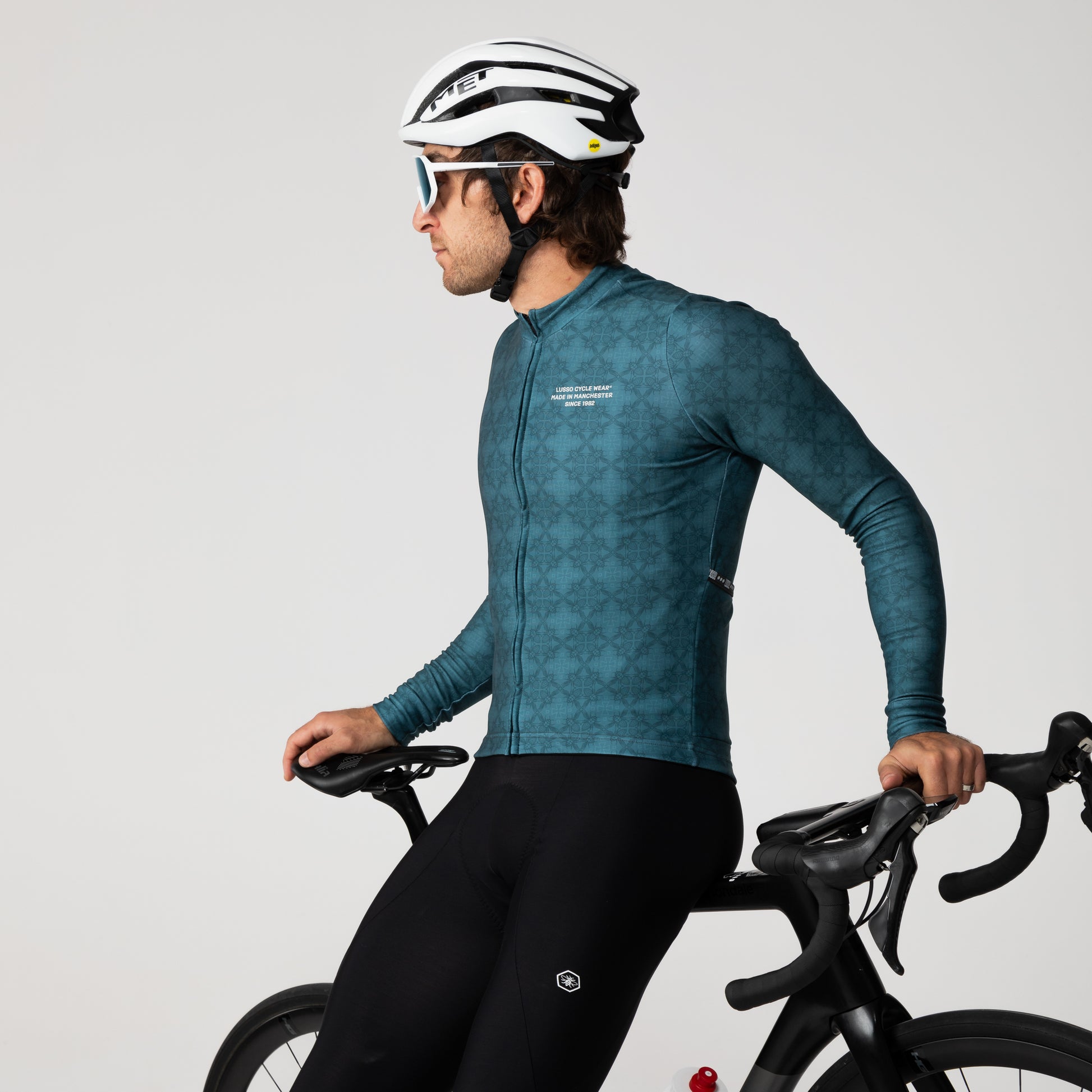 Perform Long Sleeve Thermal Jersey - Swarm - Lusso Cycle Wear