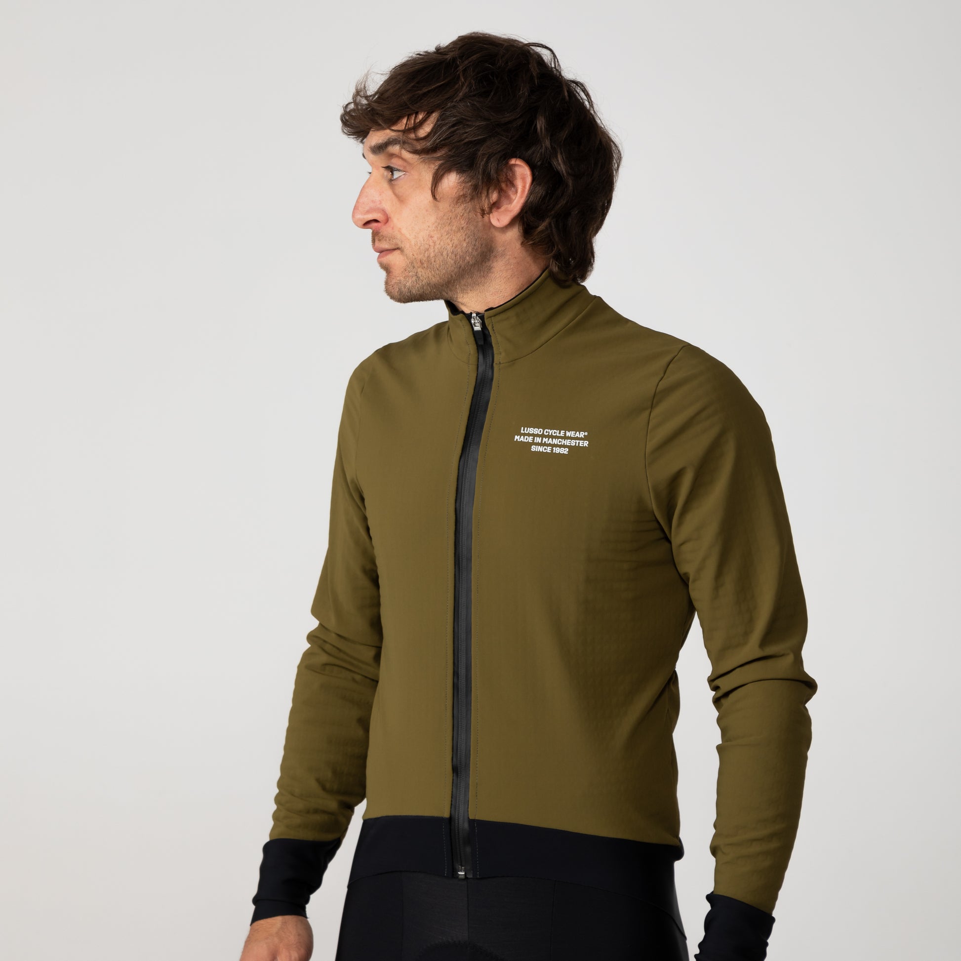 Paragon Deep Winter Jacket 2.0 - Khaki - Lusso Cycle Wear