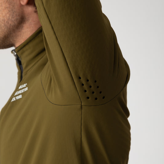 Paragon Deep Winter Jacket 2.0 - Khaki - Lusso Cycle Wear