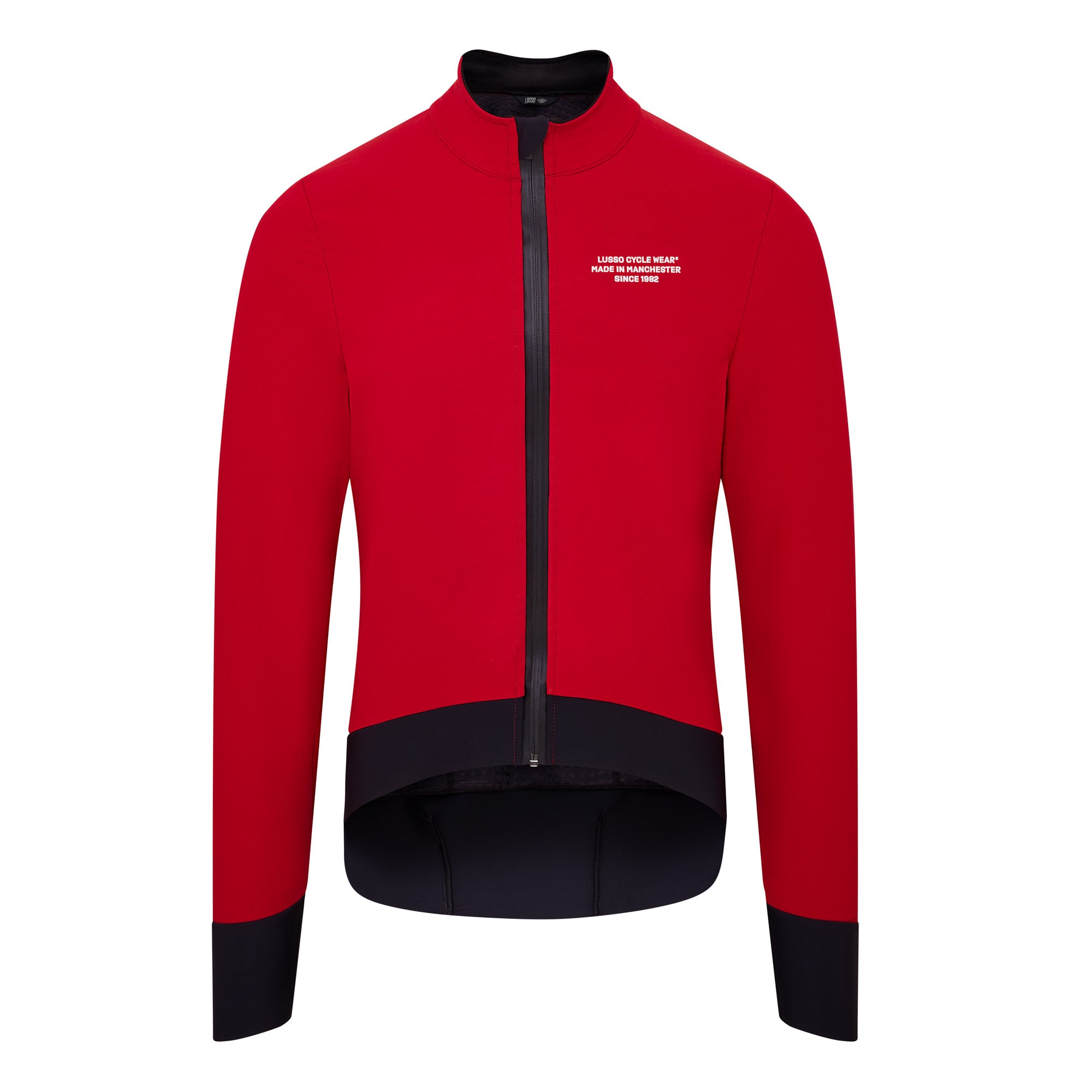 Paragon Deep Winter Jacket 2.0 - Crimson - Lusso Cycle Wear