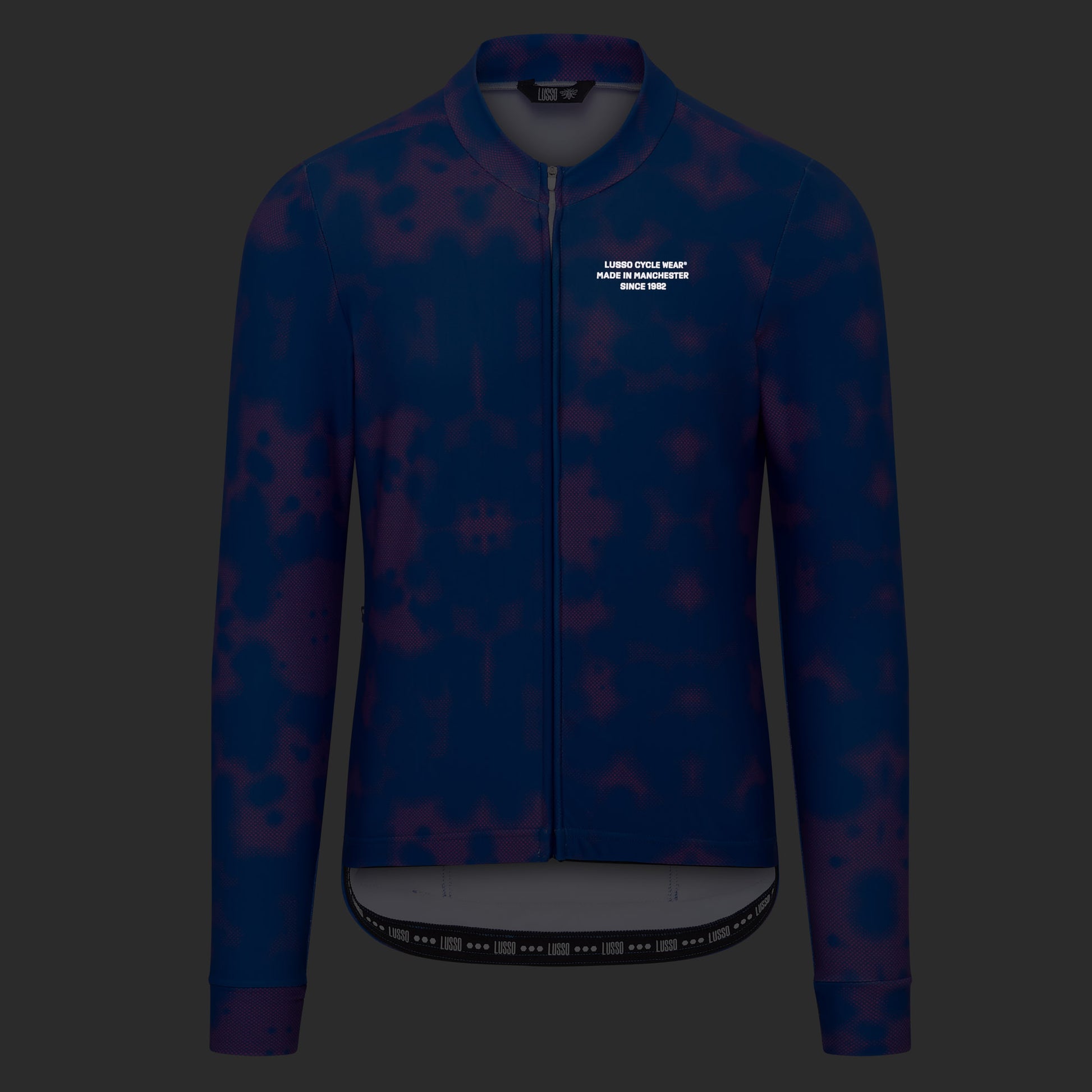 Perform Long Sleeve Thermal Jersey - Nebula - Lusso Cycle Wear