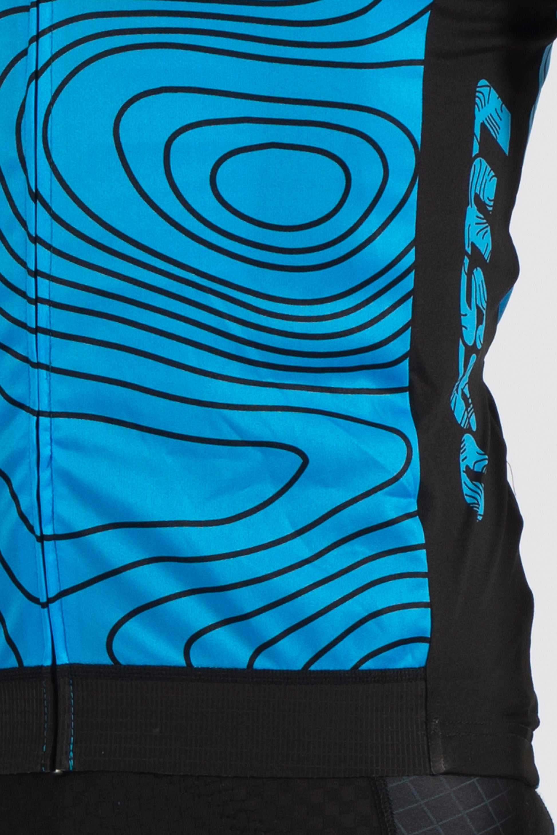 Terrain Blue Short Sleeve Jersey - Lusso Cycle Wear