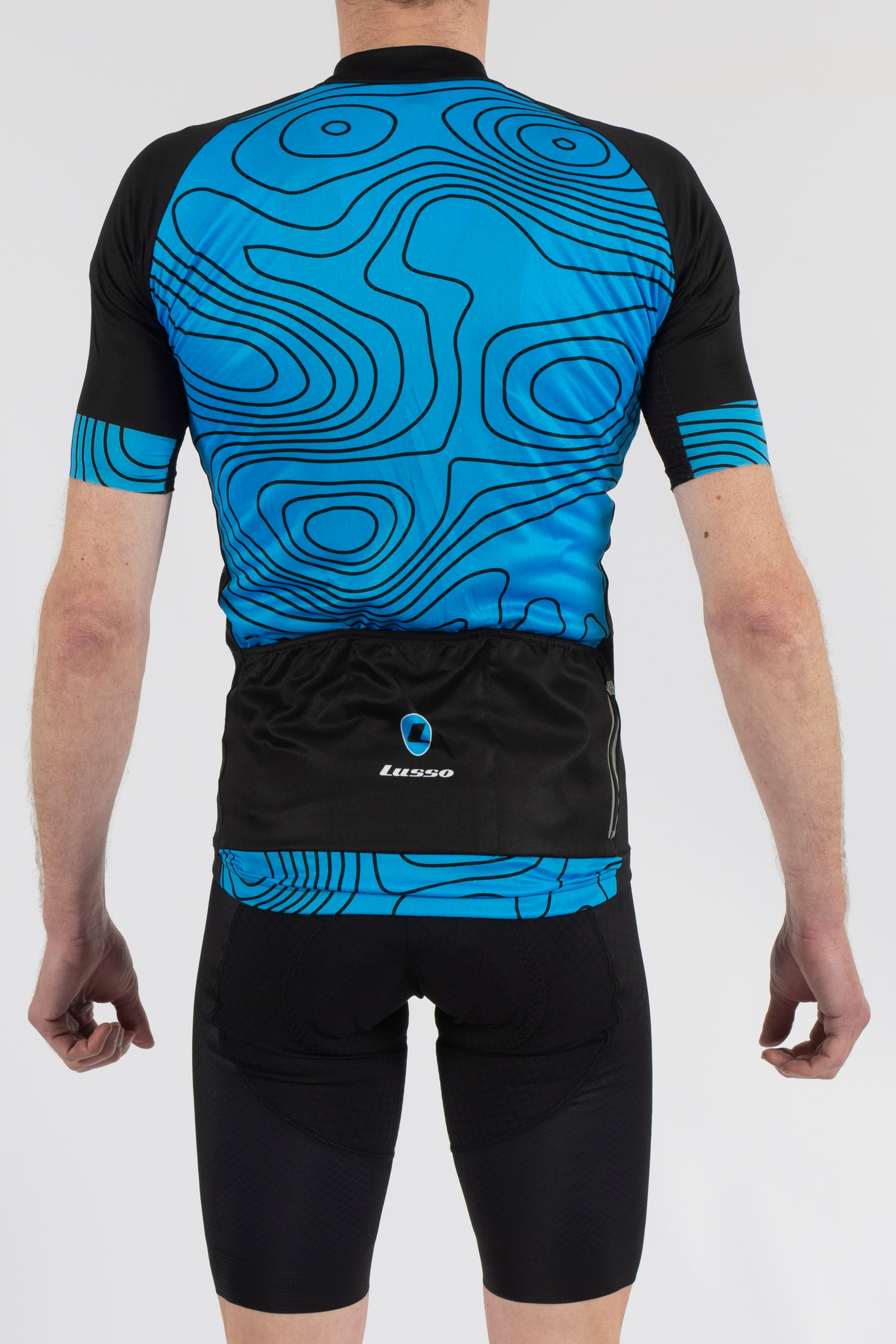 Terrain Blue Short Sleeve Jersey - Lusso Cycle Wear