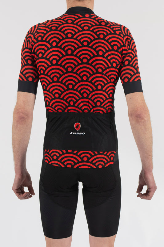 Hacienda Red Short Sleeve Jersey - Lusso Cycle Wear