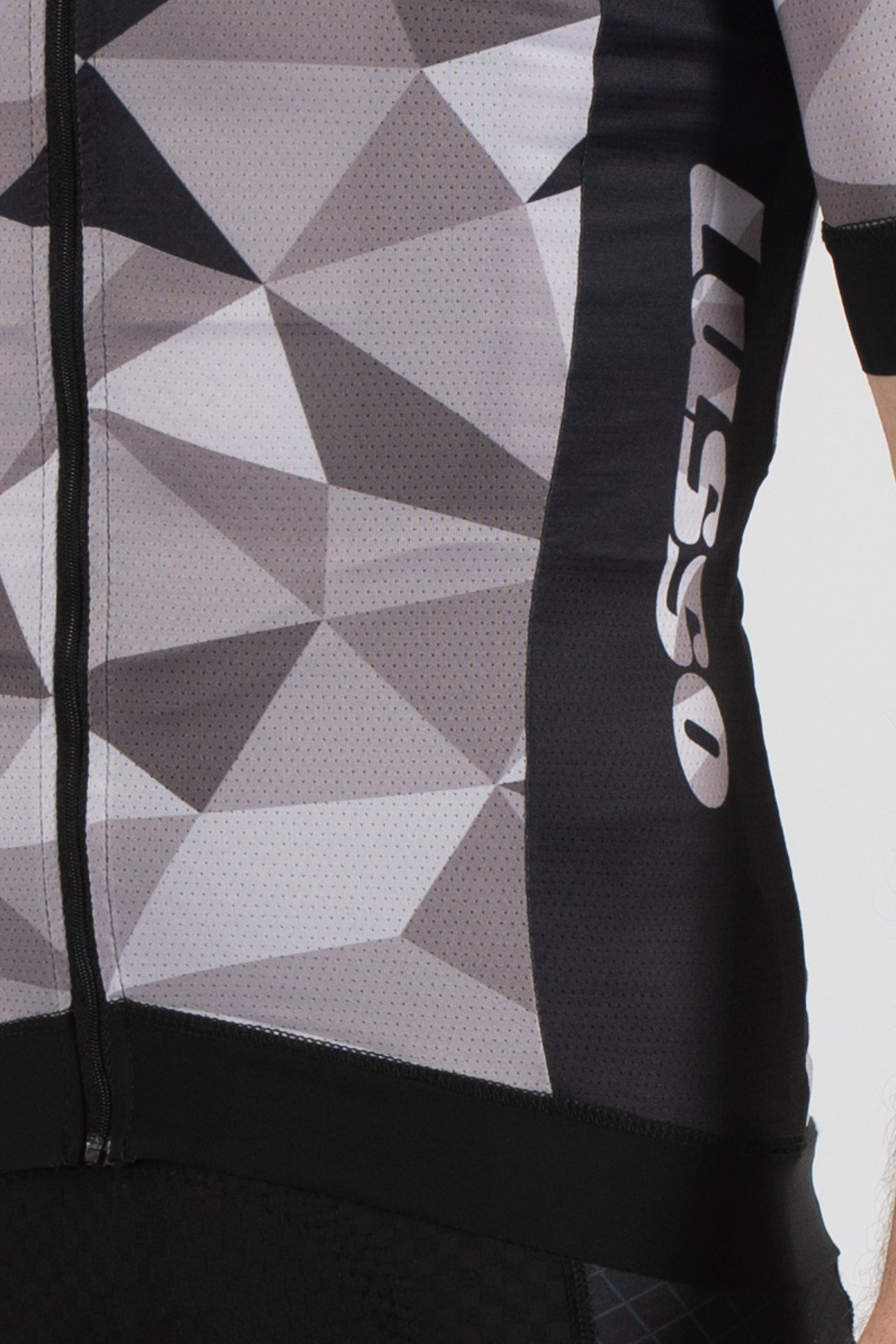 Shattered Grey Short Sleeve Jersey - Lusso Cycle Wear