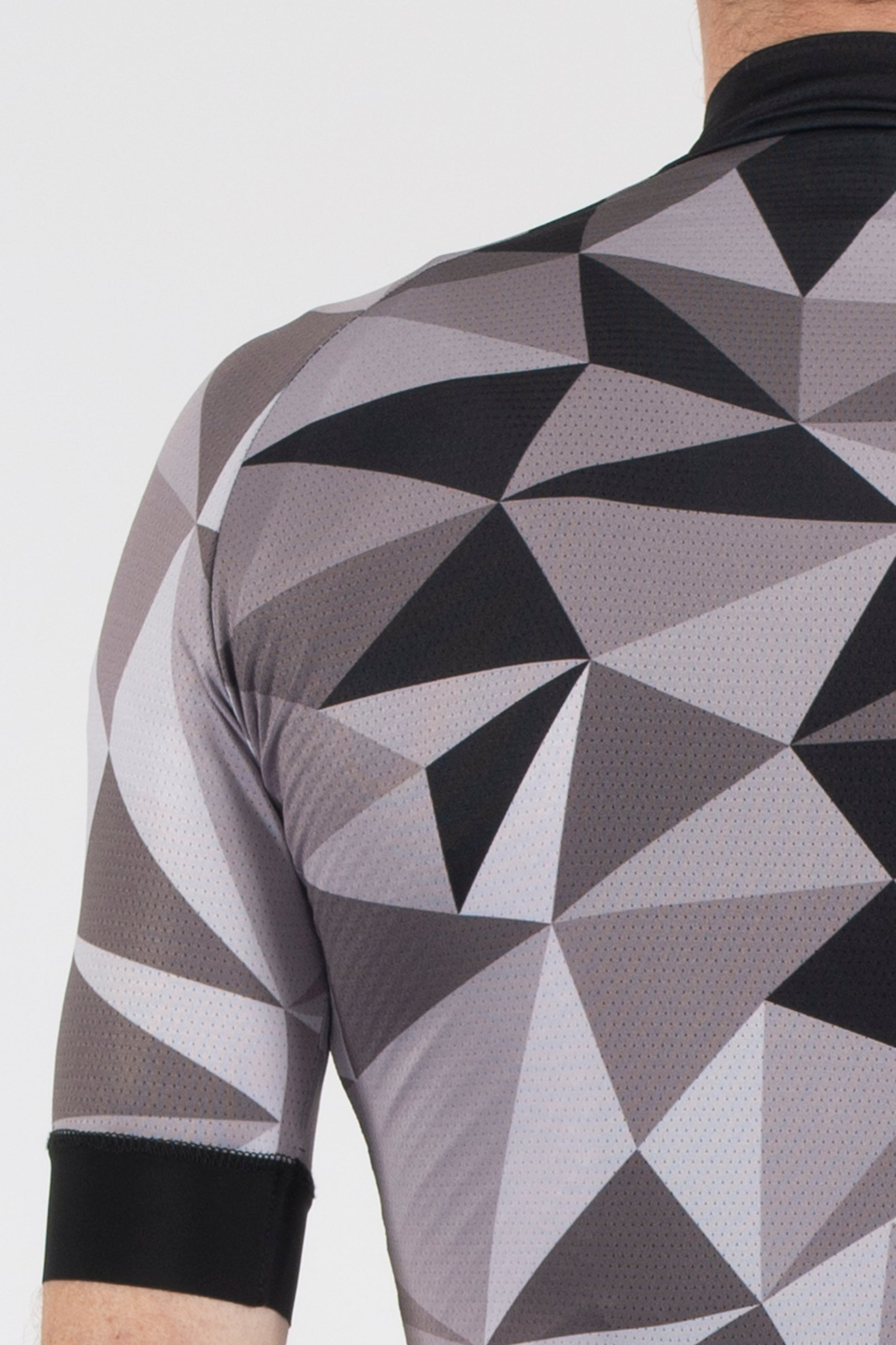 Shattered Grey Short Sleeve Jersey - Lusso Cycle Wear