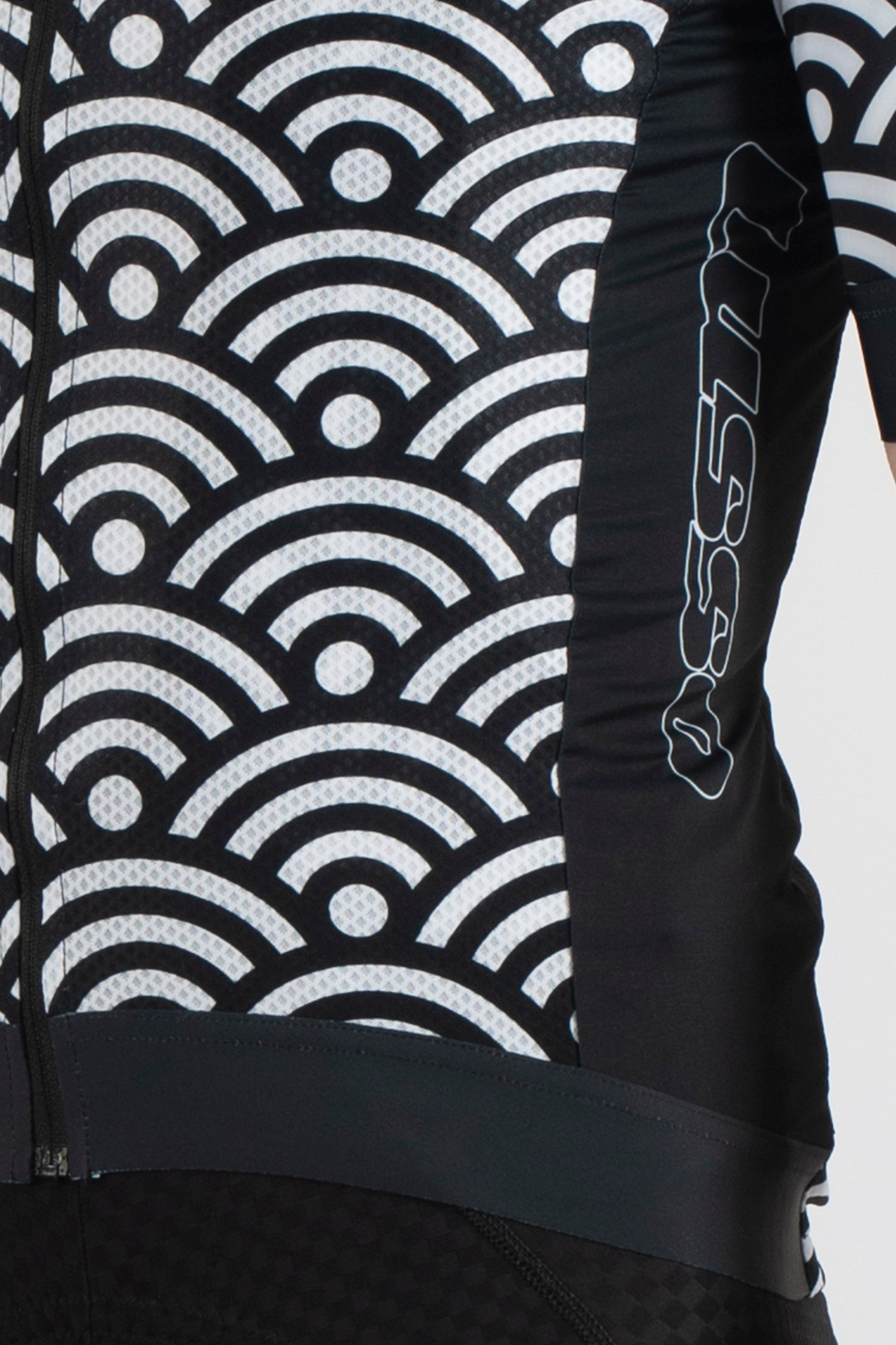 Hacienda Black Short Sleeve Jersey - Lusso Cycle Wear