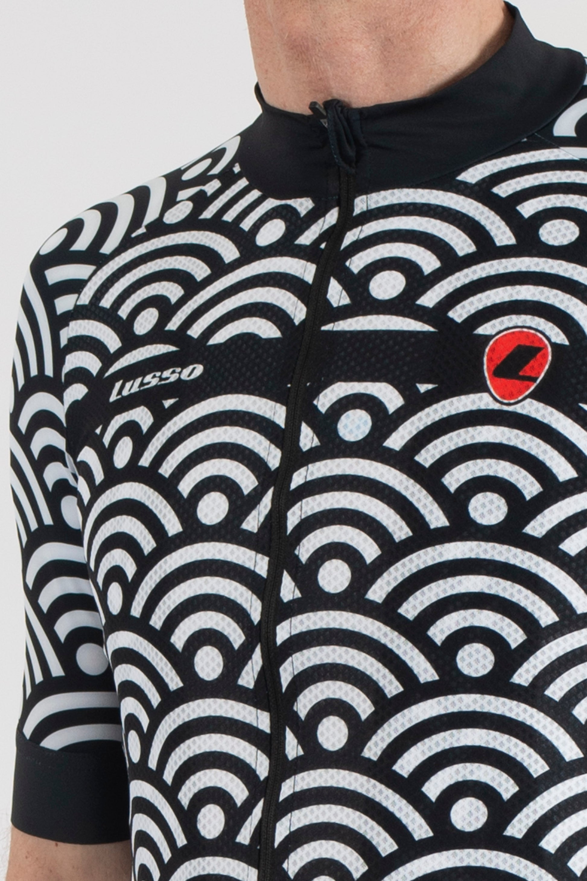 Hacienda Black Short Sleeve Jersey - Lusso Cycle Wear